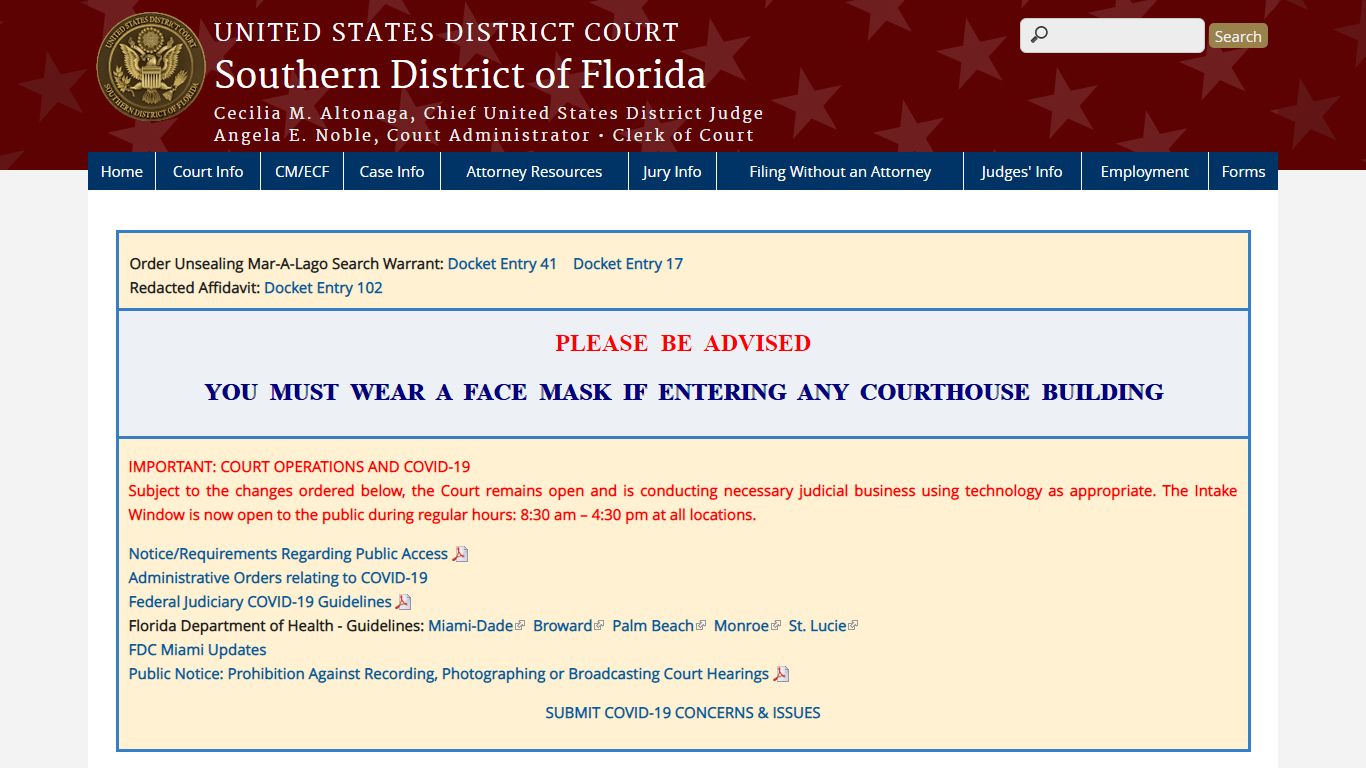 Southern District of Florida | United States District Court